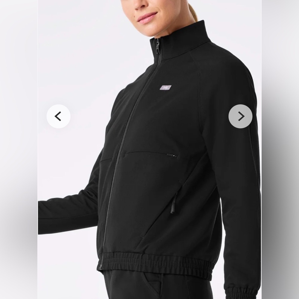 Figs Black Technical Collection Jacket